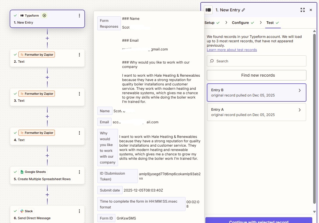 Typeform Trigger Setup